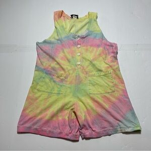 Vintage Gitano Tie Dye Jumper Women’s One Size 100% Cotton Retro Rainbow